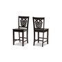 Gervais Modern and Contemporary Transitional Wood Counter Stool Set, 2 Piece