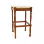 French Country 30" Turned Leg Seat Stool