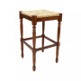 French Country 30" Turned Leg Seat Stool