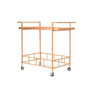 Abigale Industrial Bar Cart