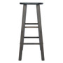 Home Decorative Element Bar Stools, 2-Pc Set, Oyster Gray