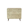 Mid-Century Wood 3 Drawer Dresser