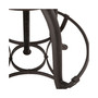 Welles Natural Canvas Adjustable Backless Bar Stool - 20" x 20" x 23"