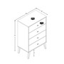 Milo 4-Drawer Chest