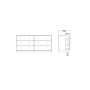Portland 6 Drawer Double Dresser
