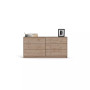 Portland 6 Drawer Double Dresser