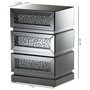 Sabrina Mirrored Nightstand