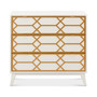 Parral Gold Lattice Accent Chest