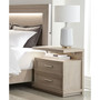 Cascade Two-Drawer Nightstand