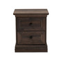 Furniture Nolan Traditional 2 Drawer Nightstand