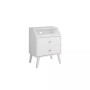 Milo Mid Century Modern 2 Drawer Nightstand with Angled Top