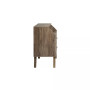 Milo Mid Century Modern 2 Drawer Nightstand with Angled Top