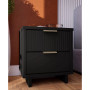 Granville 18.11" Medium Density Fiberboard 2-Drawer Nightstand