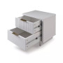 Granville 18.11" Medium Density Fiberboard 2-Drawer Nightstand