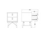 2-Drawer Nightstand
