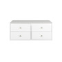 Floating 4-Drawer Dresser