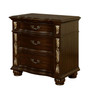 Mullberry Cherry 3-Drawer Nightstand
