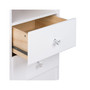 Astrid 2-Drawer Nightstand with Acrylic Knobs