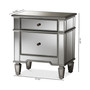 Sussie Mirrored Nightstand