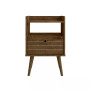 Bogart 27.16" Medium Density Fiberboard 1-Drawer Nightstand