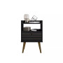 Bogart 27.16" Medium Density Fiberboard 1-Drawer Nightstand
