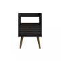 Bogart 27.16" Medium Density Fiberboard 1-Drawer Nightstand