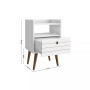 Bogart 27.16" Medium Density Fiberboard 1-Drawer Nightstand