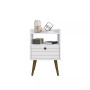 Bogart 27.16" Medium Density Fiberboard 1-Drawer Nightstand