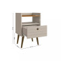 Bogart 27.16" Medium Density Fiberboard 1-Drawer Nightstand