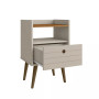 Bogart 27.16" Medium Density Fiberboard 1-Drawer Nightstand