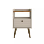 Bogart 27.16" Medium Density Fiberboard 1-Drawer Nightstand