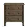 Parker Mocha 3-Drawer Nightstand, Created for Macy's