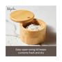 Ayesha Curry Pantryware Parawood Salt Box, 4-Inch