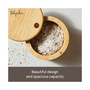 Ayesha Curry Pantryware Parawood Salt Box, 4-Inch