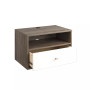 2 Piece Floating Nightstand with Open Shelf Set
