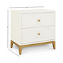 Rachael Ray Chelsea 2 Drawer Nightstand