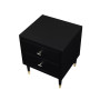 Stanton 26.25" Medium Density Fiberboard 2-Drawer Nightstand