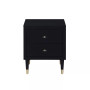 Stanton 26.25" Medium Density Fiberboard 2-Drawer Nightstand