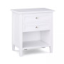 Warm Shaker Solid Wood Bedside Table