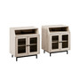 Nightstand with USB, Set of 2