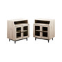 Nightstand with USB, Set of 2