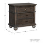 Inglewood Nightstand with Power Outlets