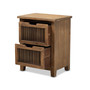 Furniture Clement Traditional Nightstand - 2 Drawer
