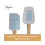 Ayesha Collection Kitchen Cooking Utensil Set with Ceramic Tool Crock, French Vanilla