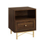 20" 1 Drawer Modern Nightstand