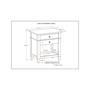 Carlton Solid Wood Bedside Table