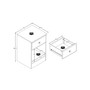 Astrid Tall 1-Drawer Nightstand