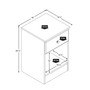 Astrid Tall 1-Drawer Nightstand