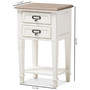 Dauphine 2-Drawer Nightstand