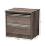 Gallia 2-Drawer Nightstand